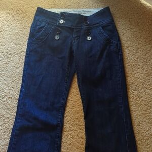 Flare bottom jeans